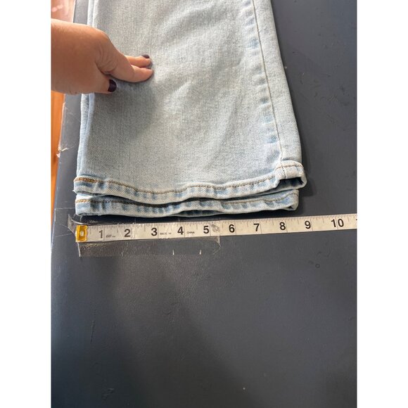 Levis Superlow Bootcut Jeans Womens W31 L30 Light Wash Denim Cowgirl Western Rod - Picture 12 of 13